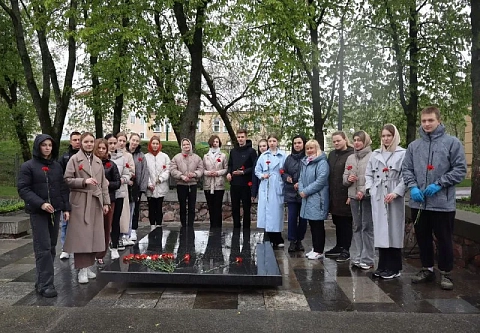 Студенты Гомельского медуниверситета присоединились к акции «100 дней до Победы»