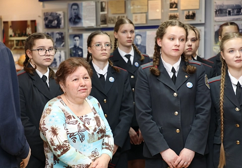 Урок памяти: гомельские школьники пообщались с дочерью Героя Советского Союза Павла Буйневича 