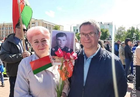 С огромной благодарностью в сердцах. В Калинковичах ярко отпраздновали День Победы