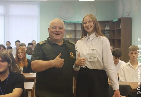 В Гомельском машиностроительном колледже прошла встреча с Андреем Кривоносовым