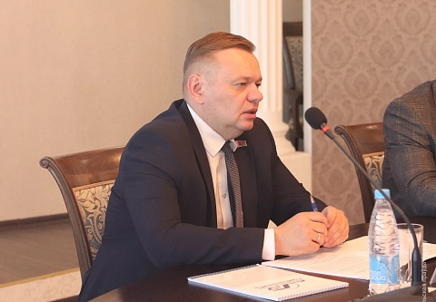 Дмитрий Алейников с информационно-пропагандистской группой посетил РУП «Гомельэнерго» 