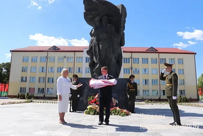 В Октябрьском прошло торжественное мероприятие, посвященное 80-летию освобождения района от немецко-фашистских захватчиков