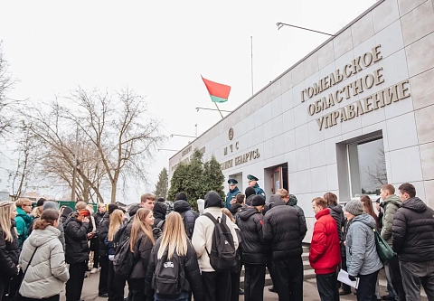 В Гомельском областном управлении МЧС прошел день открытых дверей 