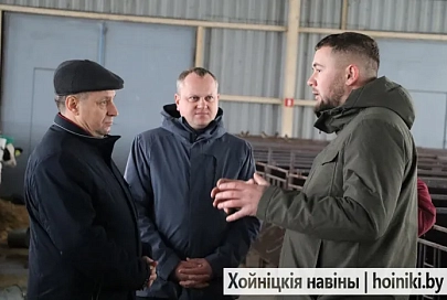 Хойникский район с рабочей поездкой посетил помощник Президента – инспектор по Гомельской области Юрий Горлов