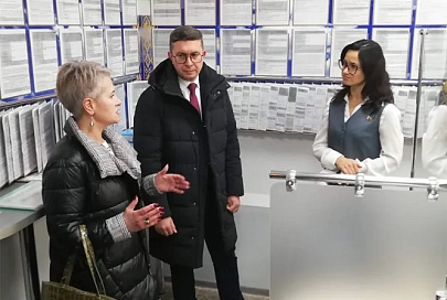 Рогачевский район с рабочим визитом посетил министр юстиции Евгений Коваленко