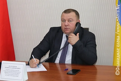 Сенатор Юрий Васильцов провел прямую линию и прием граждан в Рогачеве