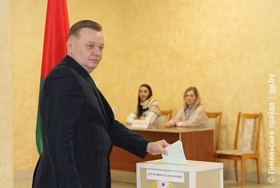 Дмитрий Алейников: я голосую за процветающее, мирное, социально ориентированное государство – за Беларусь!