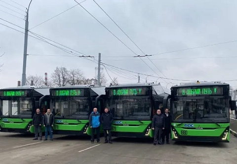 Новые высокотехнологичные троллейбусы начали курсировать по улицам Гомеля