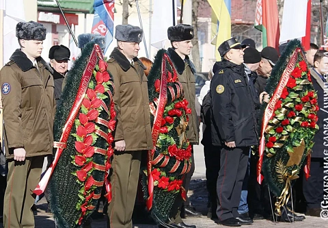 В Рогачеве отметили 81-ю годовщину освобождения района от немецко-фашистских захватчиков