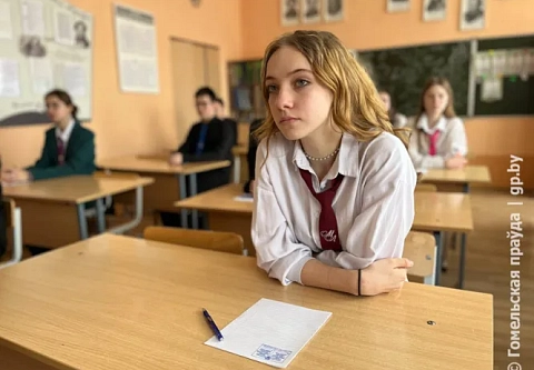 Мыслят глубоко, сочиняют ловко: ребята из Мозырского областного лицея написали диктант с продолжением