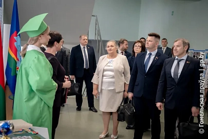 Члены совета спецфонда Президента по социальной поддержке одаренных учащихся и студентов посетили ГГУ имени Ф. Скорины