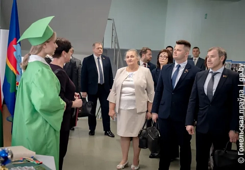 Члены совета спецфонда Президента по социальной поддержке одаренных учащихся и студентов посетили ГГУ имени Ф. Скорины