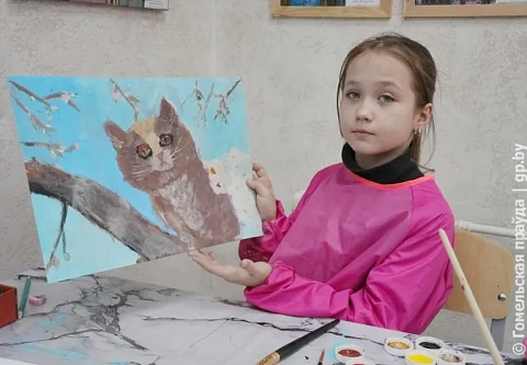 «Я дома». «Гомельская праўда» и картинная галерея Г. Х. Ващенко приглашают юных художников поучаствовать в арт-сушке детских рисунков «Счастливые хвостики»
