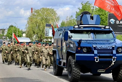 В Гомеле бойцы ОМОН прошли «Марш памяти»