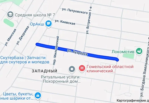 В Гомельском городском ЖКХ рассмотрели обращение жителей домов по улице Ауэрбаха, касающееся подтопления земельных участков грунтовыми водами