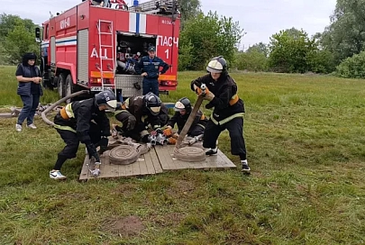 В Мозырском районе прошел областной слет учащихся «Безопасность жизнедеятельности»