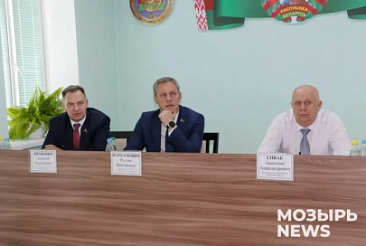 Заместитель Премьер-министра Республики Беларусь Анатолий Сивак с рабочим визитом посетил Мозырь: акценты на инфраструктуру и речной флот