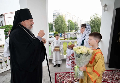 В Гомеле по улице Сухого освятили храм в честь иконы Божией Матери «Скоропослушница»