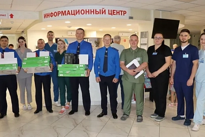 Сотрудники УСК по Гомельской области поблагодарили за труд работников скорой помощи