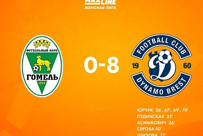 Женская команда "Гомель" разгромно проиграла в 15-м туре чемпионата Беларуси по футболу 2025