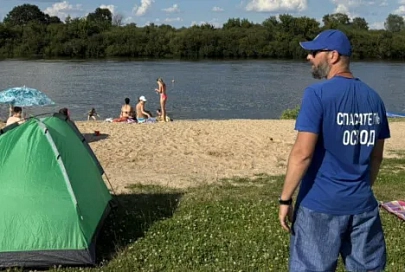 В Жлобине сотрудник ОСВОД спас на реке Днепр женщину