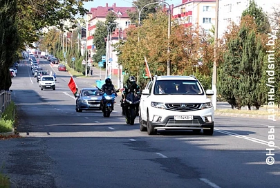 В Жлобинском районе прошли автопробег "Дорогами памяти" и перезахоронение останков воинов Красной армии