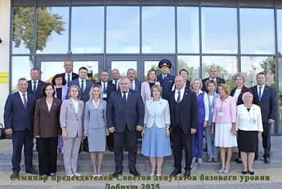 Председатели Советов депутатов базового уровня приняли участие в семинаре в Добруше