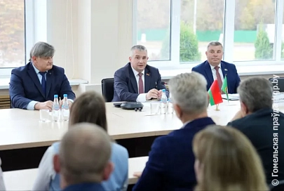 Рабочий день губернатор Ивана Крупко в Светлогорском районе 