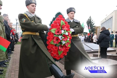 В Лоеве состоялся митинг, посвященный 82-й годовщине освобождения района от немецко-фашистских захватчиков