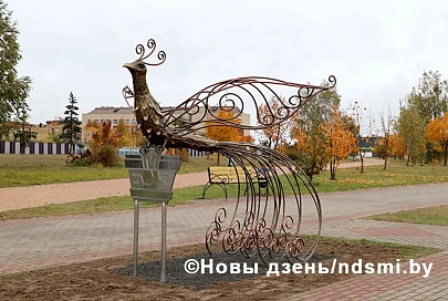 Новый арт-объект появился в парке Жлобина