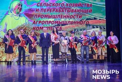 Достойный результат. В Мозыре вручили награды передовикам агропромышленного комплекса