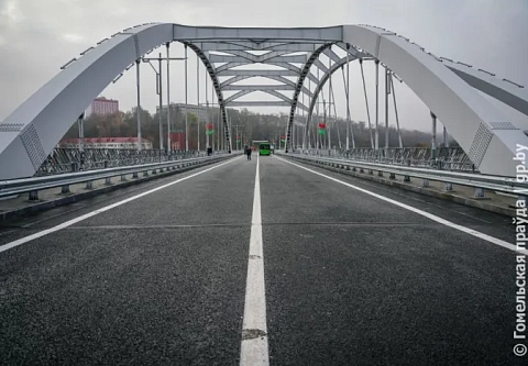 На прошлой неделе на Гомельщине торжественно открыли два обновленных моста
