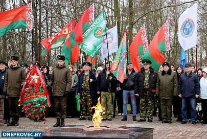 В Речице отметили 82-ю годовщину освобождения райцентра и района от немецко-фашистских захватчиков