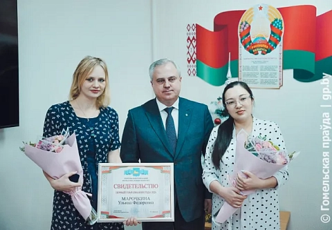 Ульяна, Егор и Святослав: мэр Гомеля поздравил женщин, родивших 1 января 