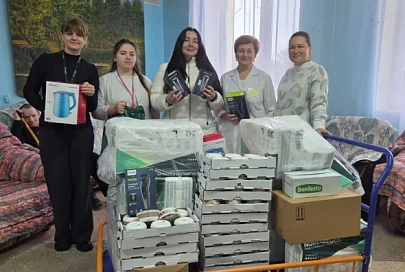 Туровский молочный комбинат поздравил отделение городской больницы в рамках акции «От всей души»