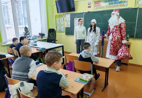 Волонтеры отряда «Планета Доброты» посетили Улуковскую специальную школу-интернат