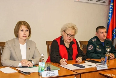 Член Совета Республики  Екатерина Зенкевич приняла участие в Едином дне информирования в Светлогорском РОЧС