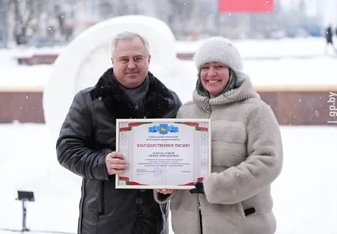 Десять новых чудес: в Гомеле чествовали участников первого фестиваля снежных скульптур