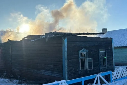 В Калинковичском районе на пожаре в жилом доме погибли два человека