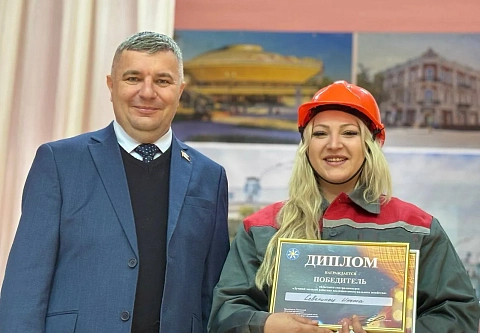 Лучшим молодым работником сферы ЖКХ Гомельщины стала Инесса Северинец из Речицкого района
