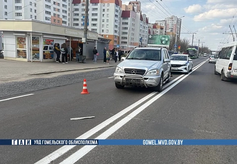 Внезапно выбежал на проезжую часть: в Гомеле в результате ДТП травмирован пешеход