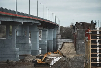 Движение по правому мосту через Днепр под Речицей откроют в 2027 году. Рассказываем подробности