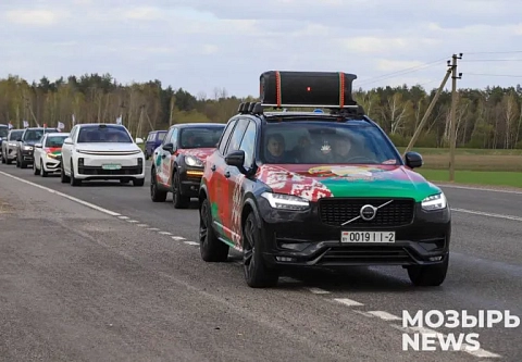 Мозырщина приняла республиканский автопробег к 40-й годовщине аварии на ЧАЭС