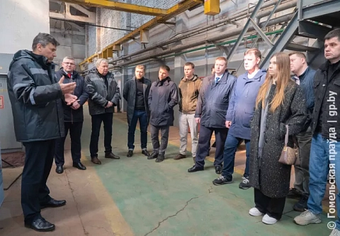 Делегация Архангельской области посетила Гомельский завод «Коммунальник»