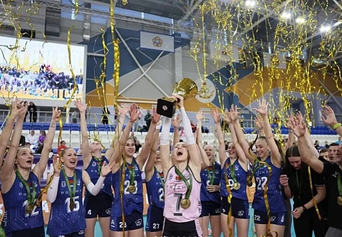 Жлобинская "Искра" завоевала серебряные медали чемпионата Беларуси по волейболу 2026