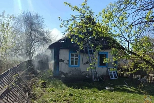 В Лельчицком районе на пожаре погиб пенсионер