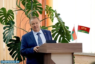 Главный редактор газеты «Гомельская праўда» Сергей Беспалый встретился с педагогами и учащимися Речицкого педколледжа