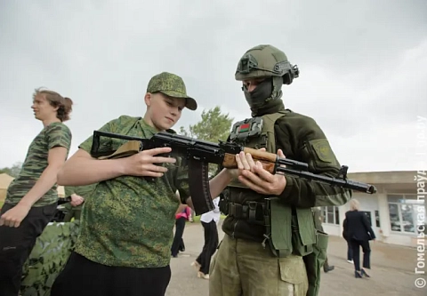 В Рогачевском районе стартовали учебно-полевые сборы «Защитник Отечества»