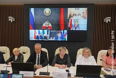 Что важно для двух народов. Депутаты Гомельщины провели телемост с коллегами из Воронежской области