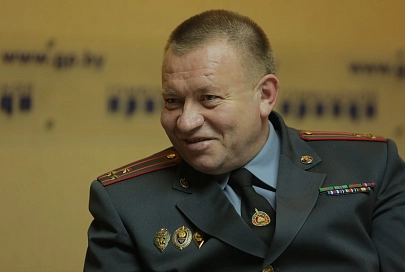 Начальник УВД облисполкома Владимир Захарчук поздравил с Днем милиции
